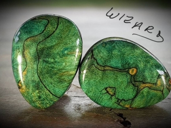 Tai nghe Noble WIZARD SAGE (Hand painted) - Green/Blue (mới tinh, nguyên seal, sale sâu, bh còn 1 tháng)