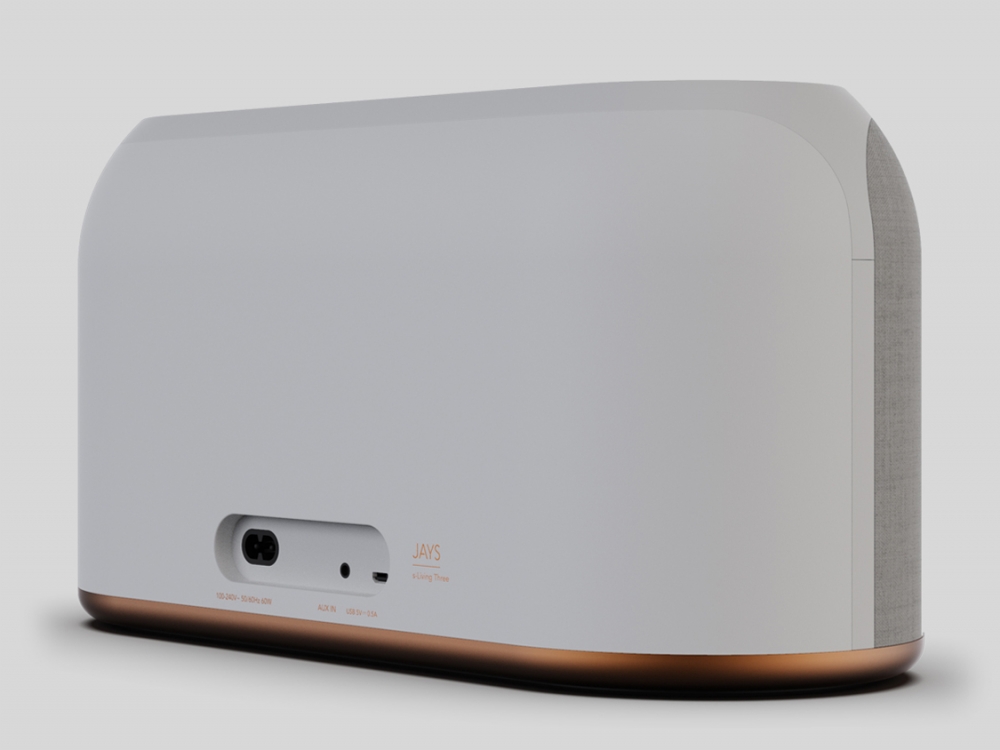 TV and Stream s-Living Three Black Wifi Speaker for Music JAYS Multiroom Bluetooth Speaker System 